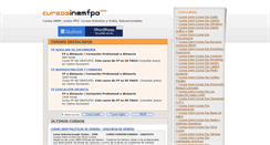 Desktop Screenshot of cursosinemfpo.com