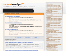 Tablet Screenshot of cursosinemfpo.com